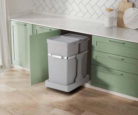 Balde Reciclagem Encastrar 20+15L EKO Deco
